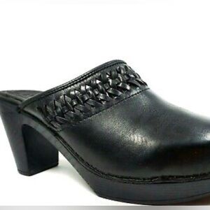 White Mountain Genuine Leather Clog Women Size 8 1/2